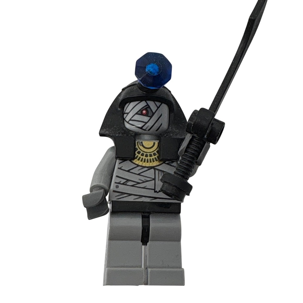 LEGO Pharaohs Quest Mummy Warrior 1 Minifigure pha003 Scimitar Sword 7326 7306